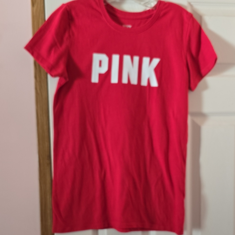 Red T-Shirt with White Print